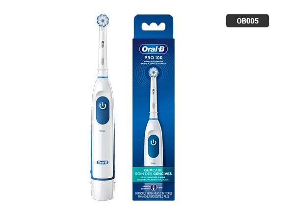 Oral-B Pro 100 Gum Care Battery Powered White Toothbrush in Sri Lanka